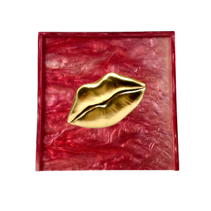 Kiss Me Lips Cocktail Napkin Box