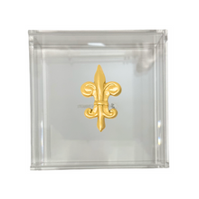 Load image into Gallery viewer, Fleur De  Lis Cocktail Napkin Box
