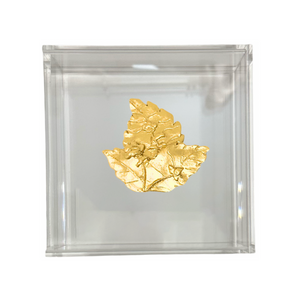 Tobacco Leaf Cocktail Napkin Box