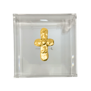 Cross Cocktail Napkin Box