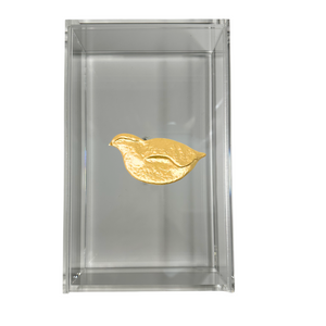 Quail Guest Towel Box