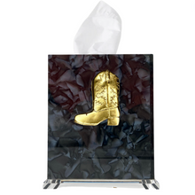 Load image into Gallery viewer, Cowboy Boot Boutique Tissue Box Cover
