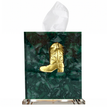 Load image into Gallery viewer, Cowboy Boot Boutique Tissue Box Cover
