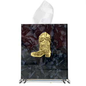 Cowgirl Boot Boutique Tissue Box Cover