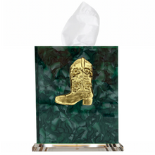 Load image into Gallery viewer, Cowgirl Boot Boutique Tissue Box Cover
