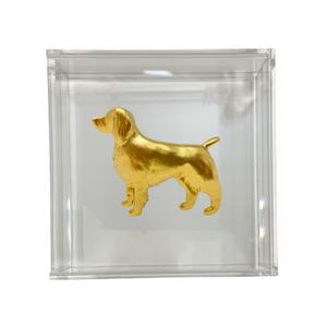 Springer Spaniel Cocktail Napkin Box
