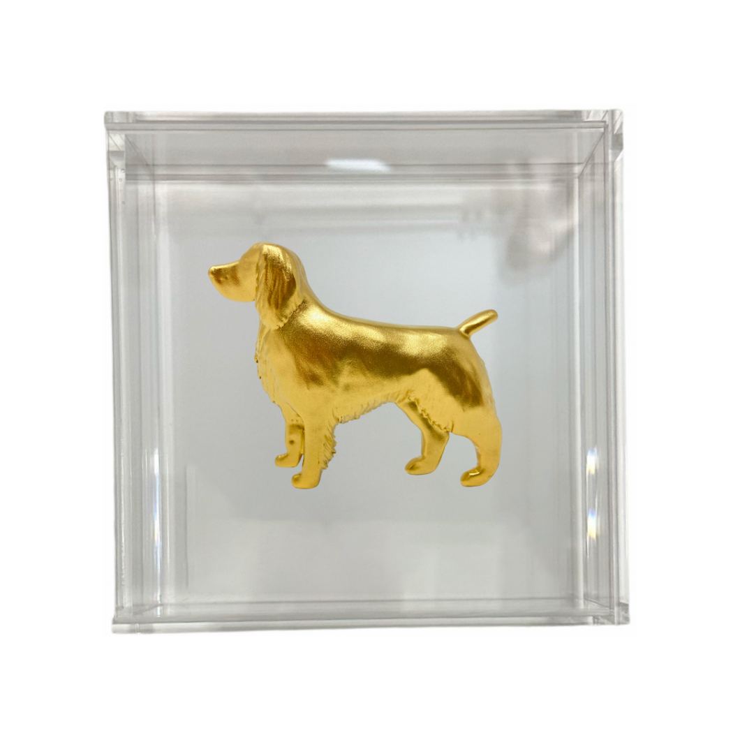 Springer Spaniel Cocktail Napkin Box