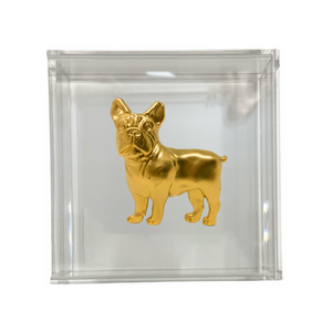 French Bulldog Cocktail Napkin Box