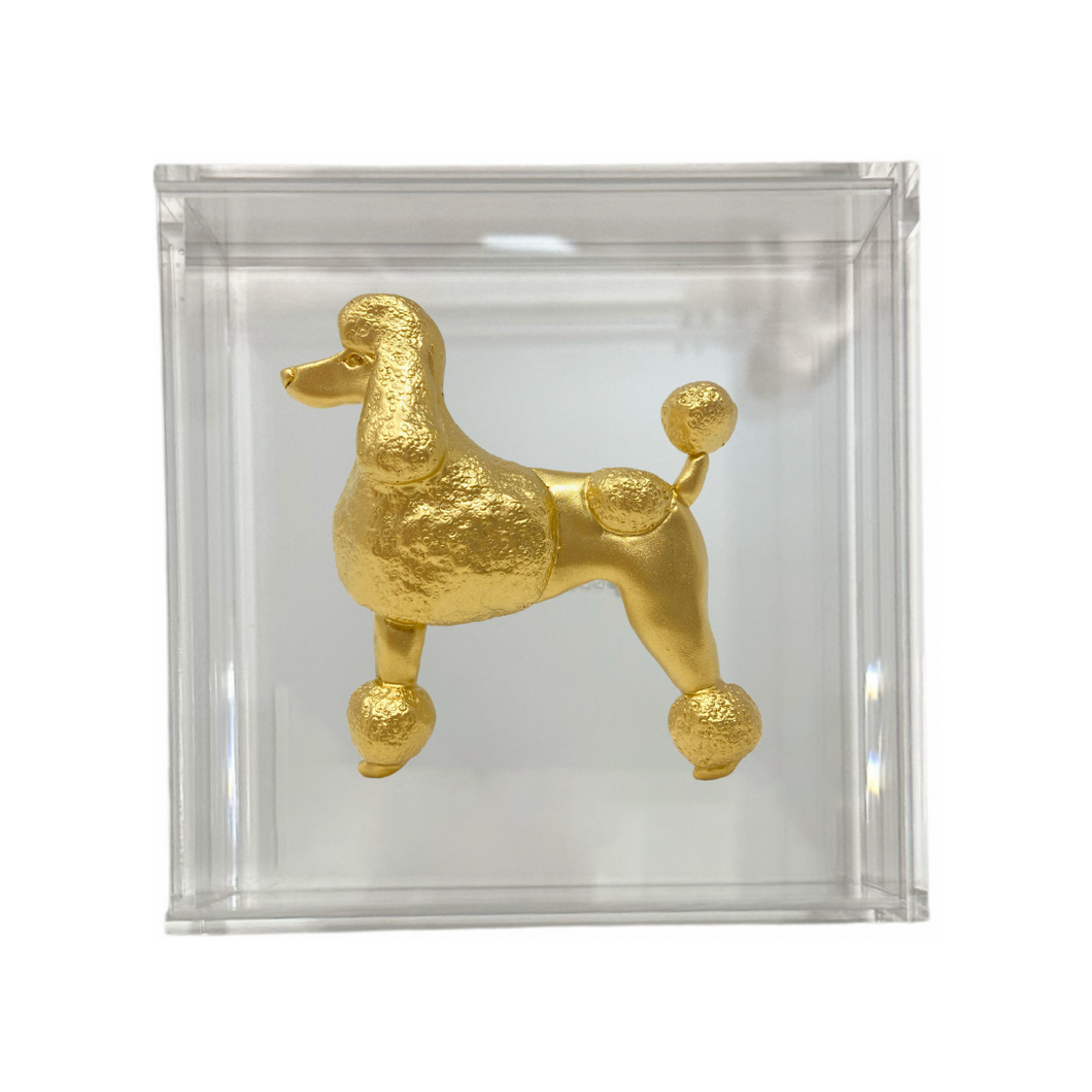 Poodle Cocktail Napkin Box