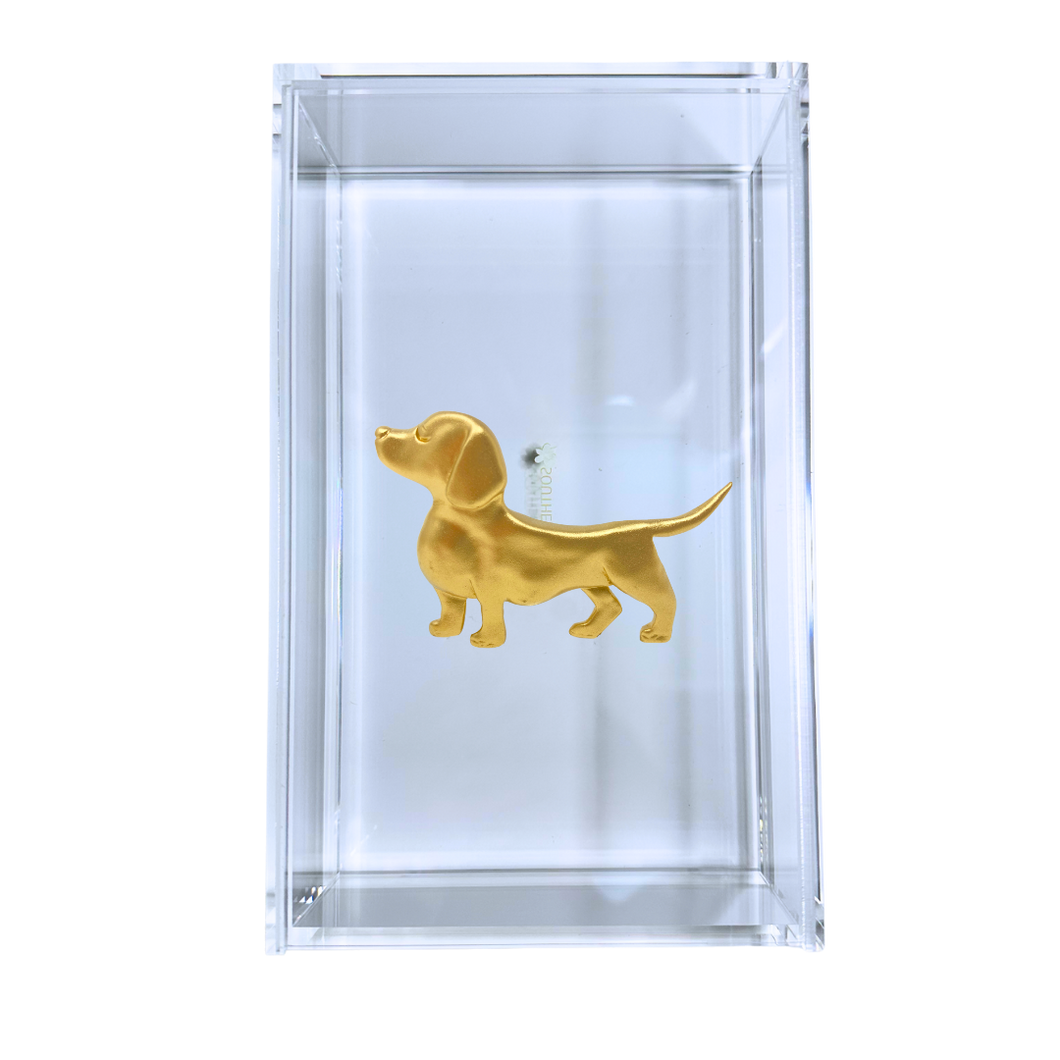 Dachshund Guest Towel Box