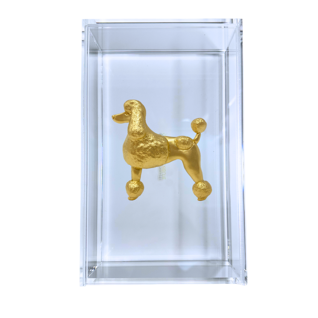 Poodle Guest Towel Box