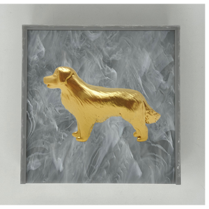Golden Retriever Cocktail Napkin Box