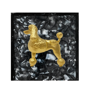 Poodle Cocktail Napkin Box