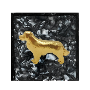 Golden Retriever Cocktail Napkin Box
