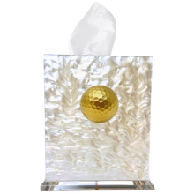 Load image into Gallery viewer, Golf Ball Boutique Tissue Box Cover

