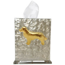 Load image into Gallery viewer, Golden Retriever Boutique Tissue Box Cover
