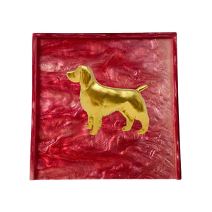 Springer Spaniel Cocktail Napkin Box