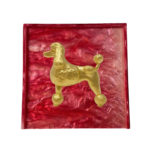 Poodle Cocktail Napkin Box