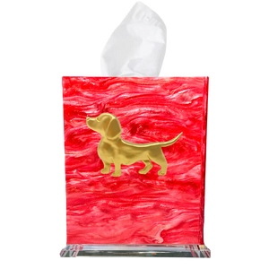 Dachshund Boutique Tissue Box Cover