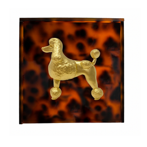 Poodle Cocktail Napkin Box