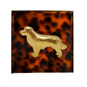 Golden Retriever Cocktail Napkin Box
