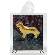 Load image into Gallery viewer, Golden Retriever Boutique Tissue Box Cover
