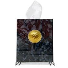 Load image into Gallery viewer, Golf Ball Boutique Tissue Box Cover
