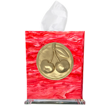 Load image into Gallery viewer, Cherries Tissue Box Cover
