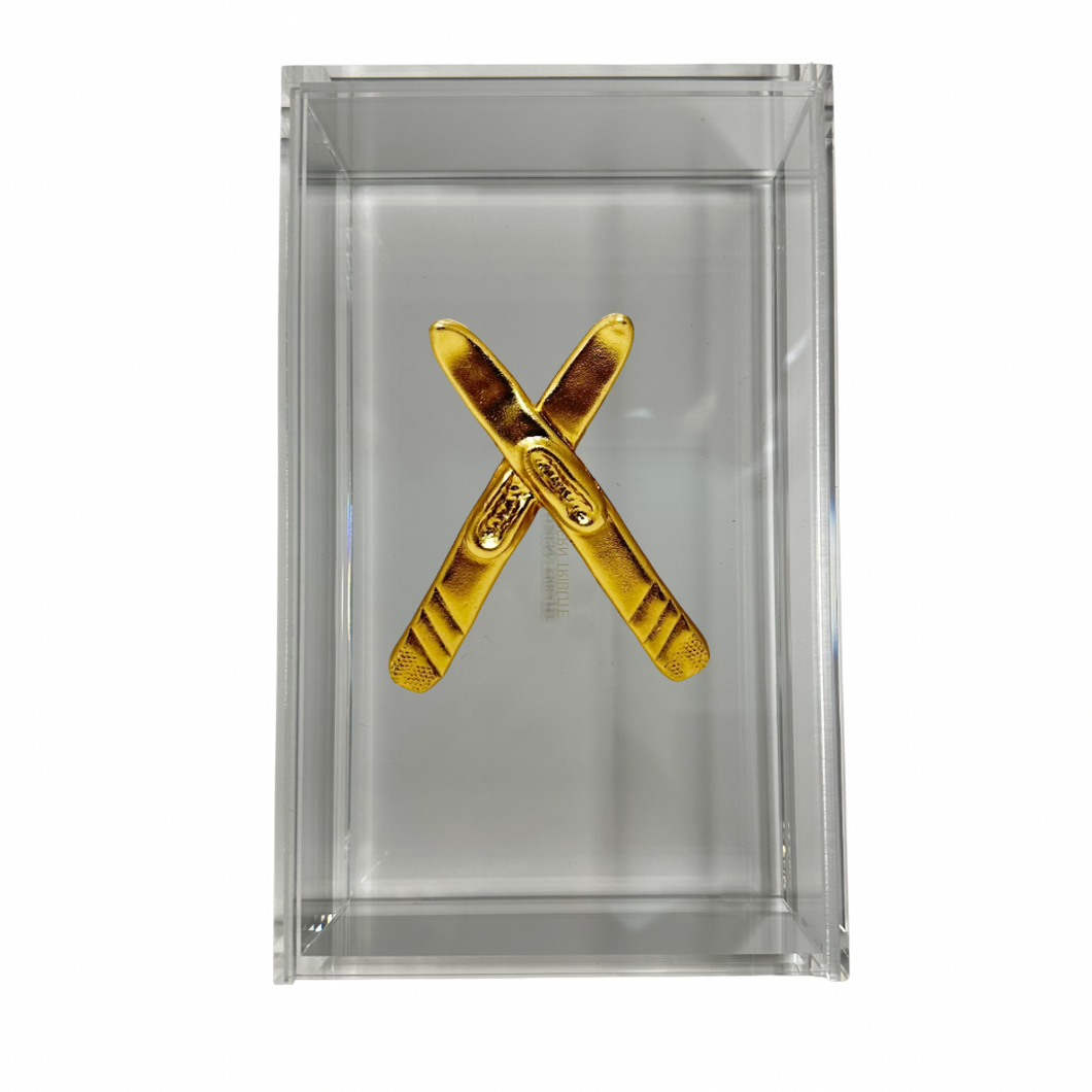 Skis Guest Towel Box
