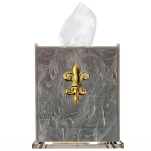 Fleur De Lis Boutique Tissue Box Cover