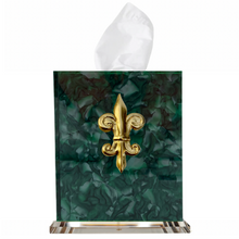 Load image into Gallery viewer, Fleur De Lis Boutique Tissue Box Cover
