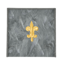 Load image into Gallery viewer, Fleur De  Lis Cocktail Napkin Box
