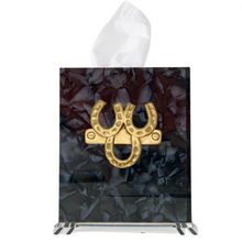 Load image into Gallery viewer, Horseshoe Boutique Tissue Box Cover

