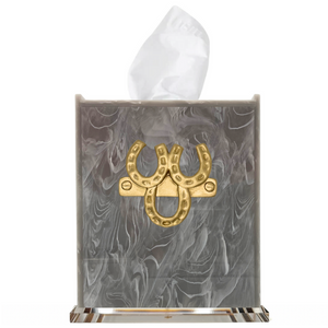 Horseshoe Boutique Tissue Box Cover
