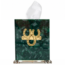 Load image into Gallery viewer, Horseshoe Boutique Tissue Box Cover
