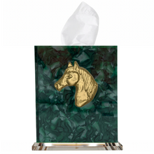 Load image into Gallery viewer, Horse Boutique Tissue Box Cover
