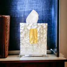 Load image into Gallery viewer, Eiffel Tower Boutique Tissue Box Cover
