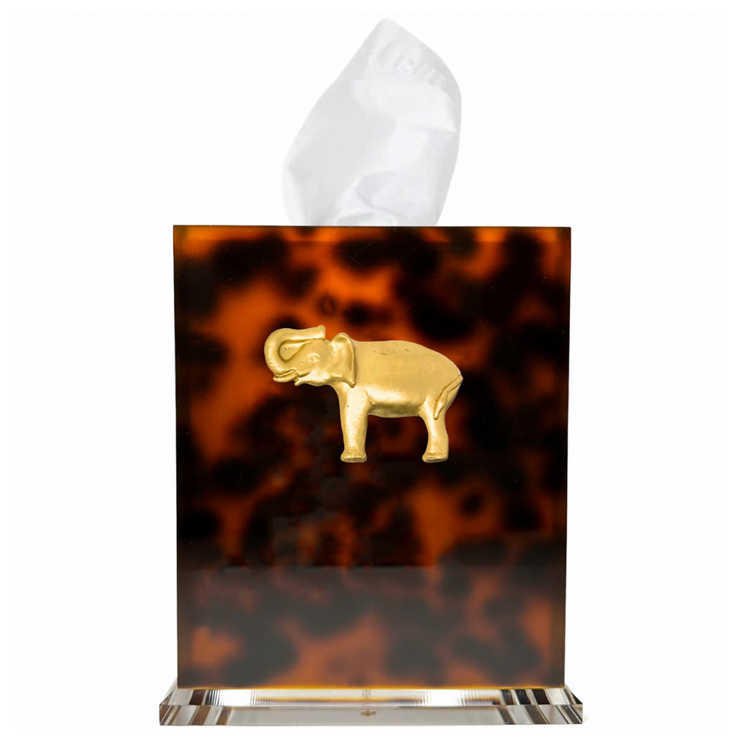 Elephant Boutique Tissue Box Cover