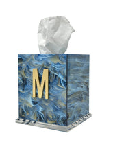 Load image into Gallery viewer, Monogram (M-Z) Boutique Tissue Box
