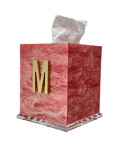 Load image into Gallery viewer, Monogram (M-Z) Boutique Tissue Box
