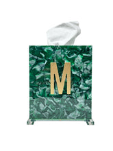 Load image into Gallery viewer, Monogram (M-Z) Boutique Tissue Box
