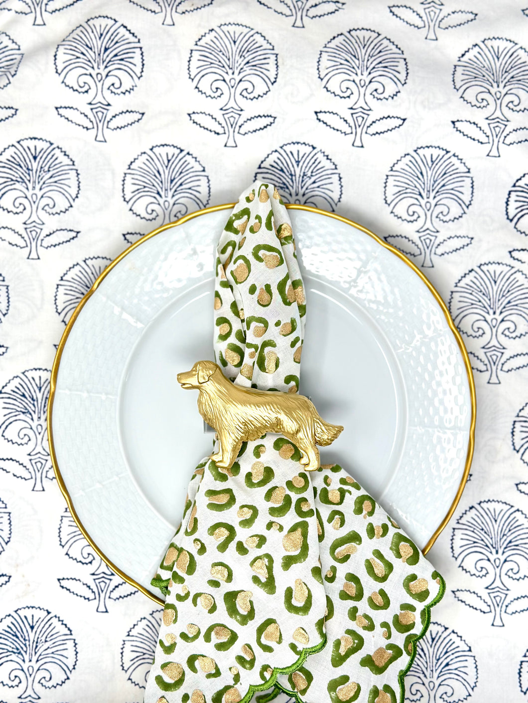 Golden Retriever Napkin Rings