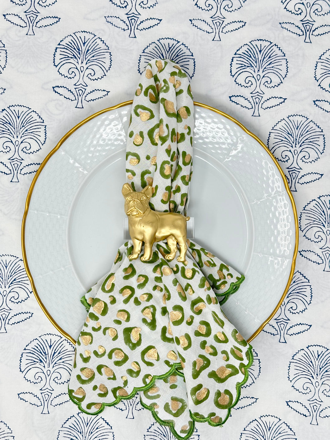 French Bulldog Napkin Rings