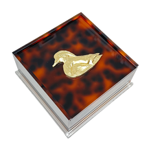 Load image into Gallery viewer, Wood Duck Cocktail Napkin Box
