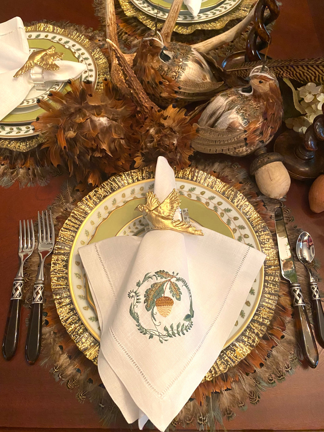 Pheasant Napkin Rings