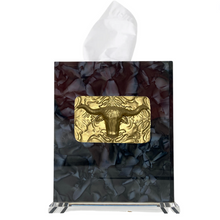 Load image into Gallery viewer, Longhorn Boutique Tissue Box Cover
