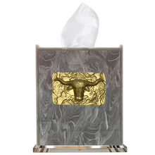 Load image into Gallery viewer, Longhorn Boutique Tissue Box Cover

