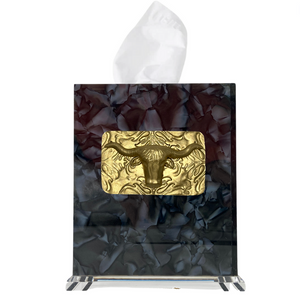 Longhorn Boutique Tissue Box Cover
