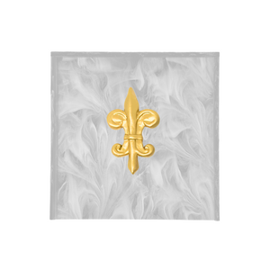 Fleur De  Lis Cocktail Napkin Box