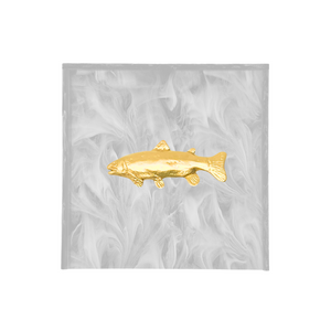 Trout Cocktail Napkin Box